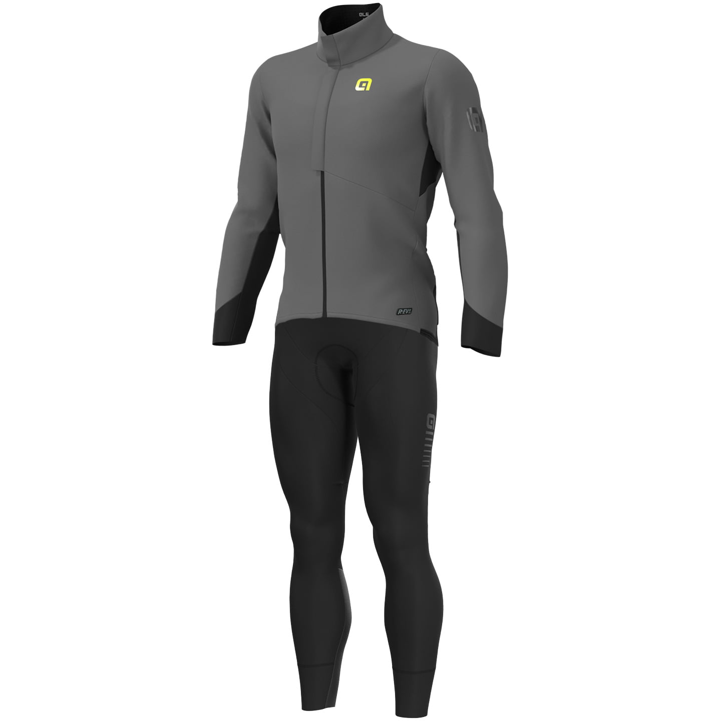Set (Winterjacke + lange Radhose) ALÉ Uragano, für Herren