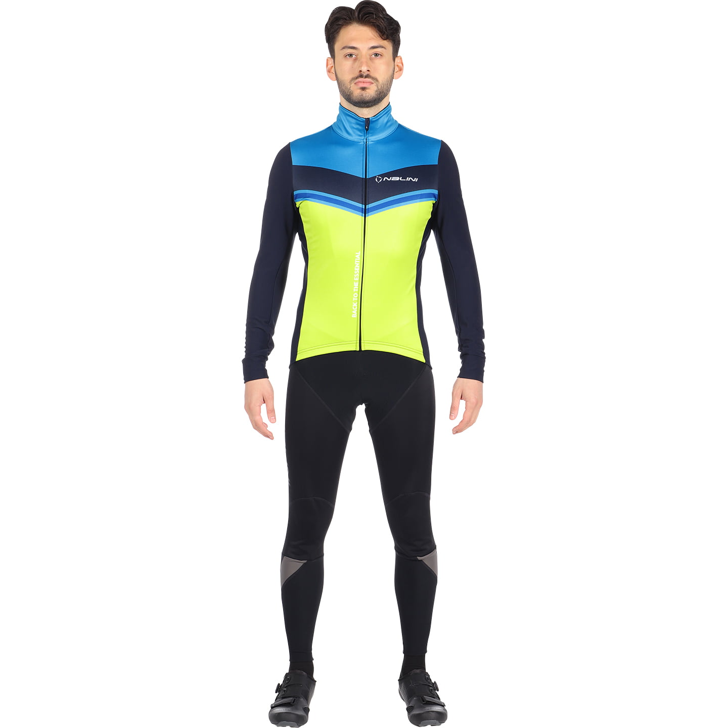 Set (Winterjacke + lange Radhose) NALINI Asfalto Set (2 Teile), für