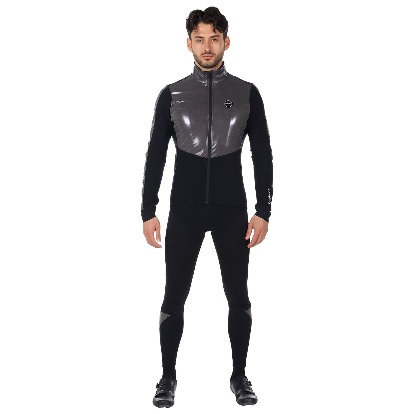 Set (Winterjacke + lange Radhose) NALINI New Warm Reflex Set (2 Teile), für