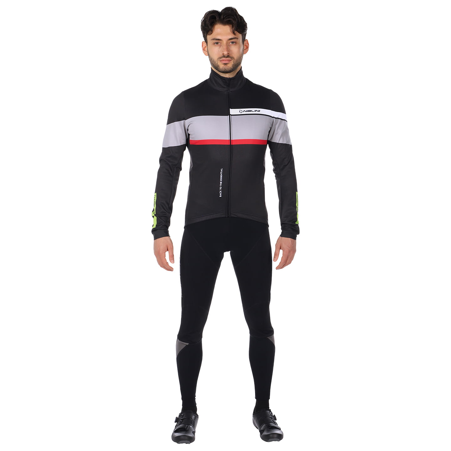 Set (Winterjacke + lange Radhose) NALINI Traguardo Set (2 Teile), für
