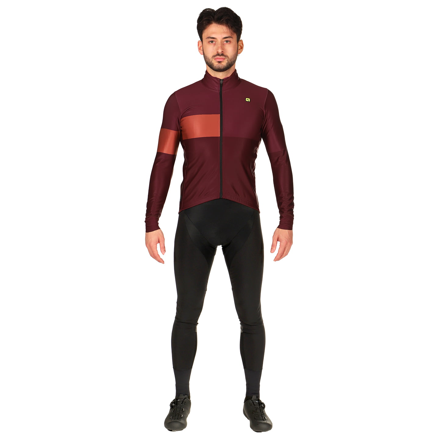 ALÉ Set (Winterjacke + lange Radhose) Geometric Set (2 Teile), für Herren