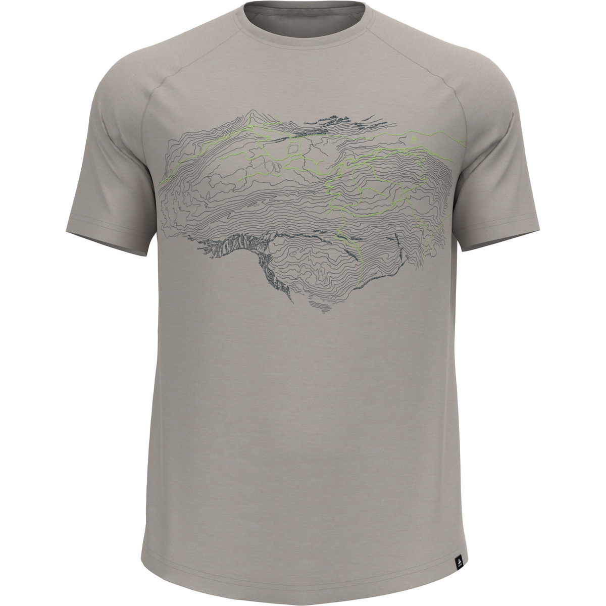 Odlo Herren Ascent PW 130 Topography T-Shirt