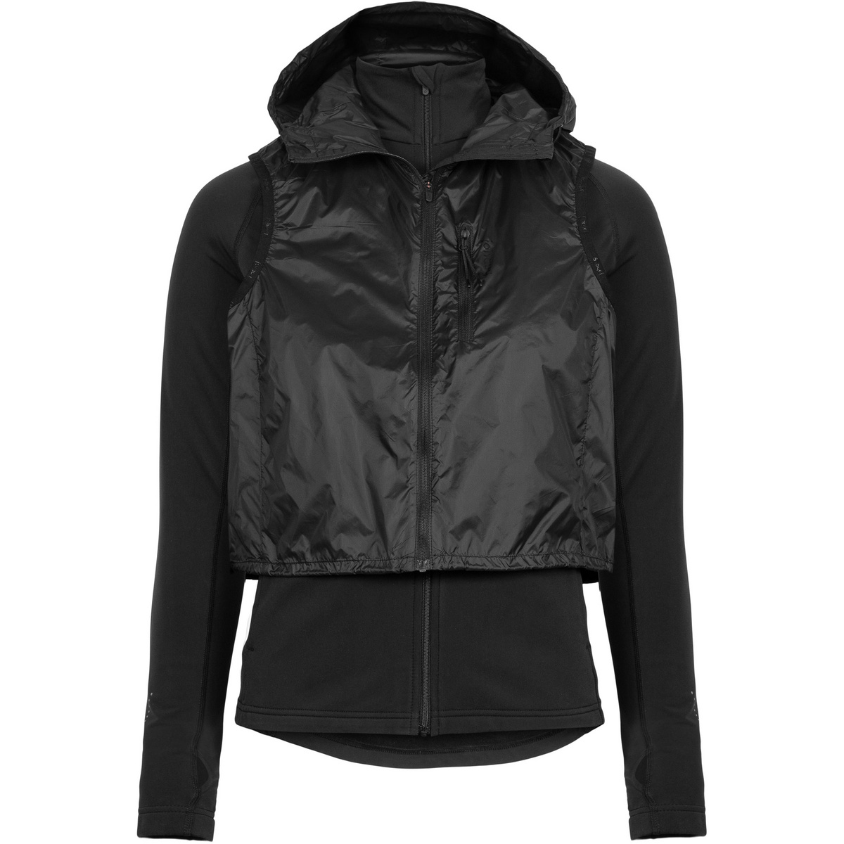Johaug Damen Discipline Running 2 in 1 Hybrid Jacke