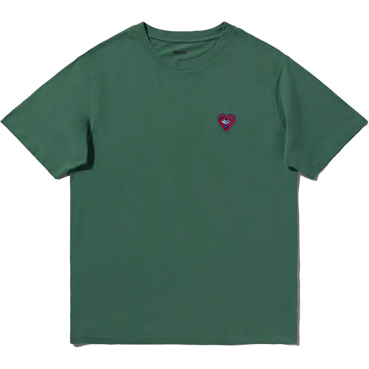 Brava Fabrics Herren Asis Percales Heart T-Shirt