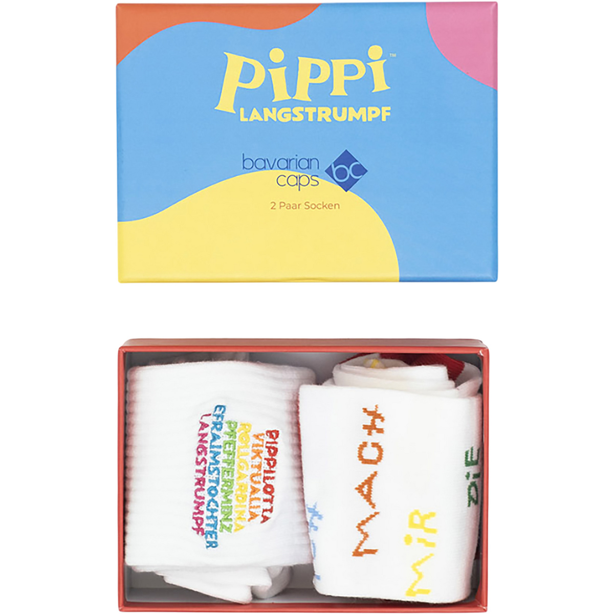 Bavarian Caps Pippi Langstrumpf V2 2er Pack Socken