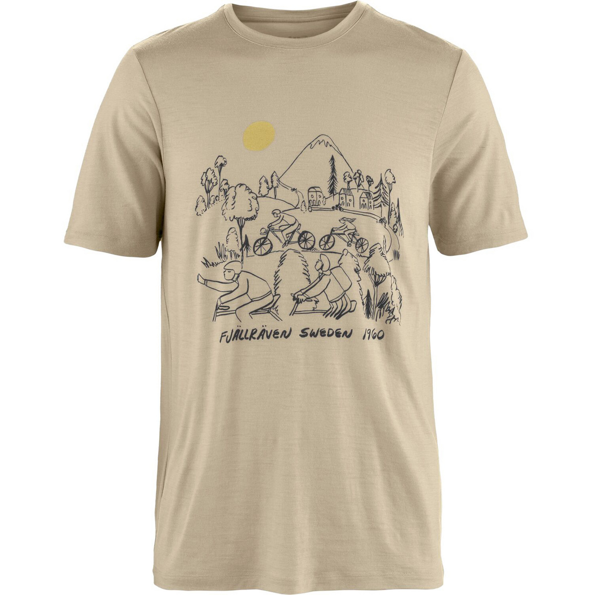 Fjällräven Herren Hoja Lugnt Wool T-Shirt
