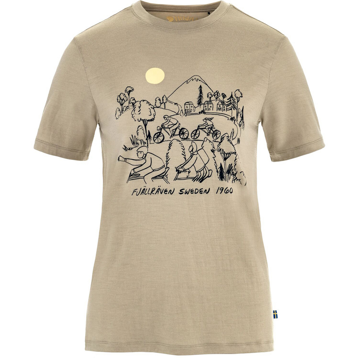 Fjällräven Damen Hoja Lugnt Wool T-Shirt