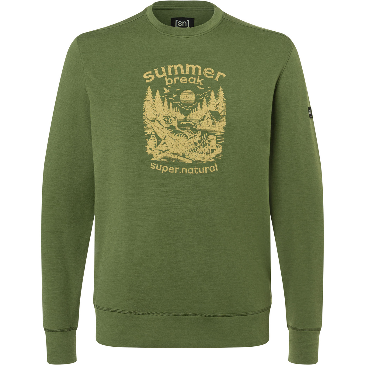 Super.Natural Herren Summer Break Crew Pullover