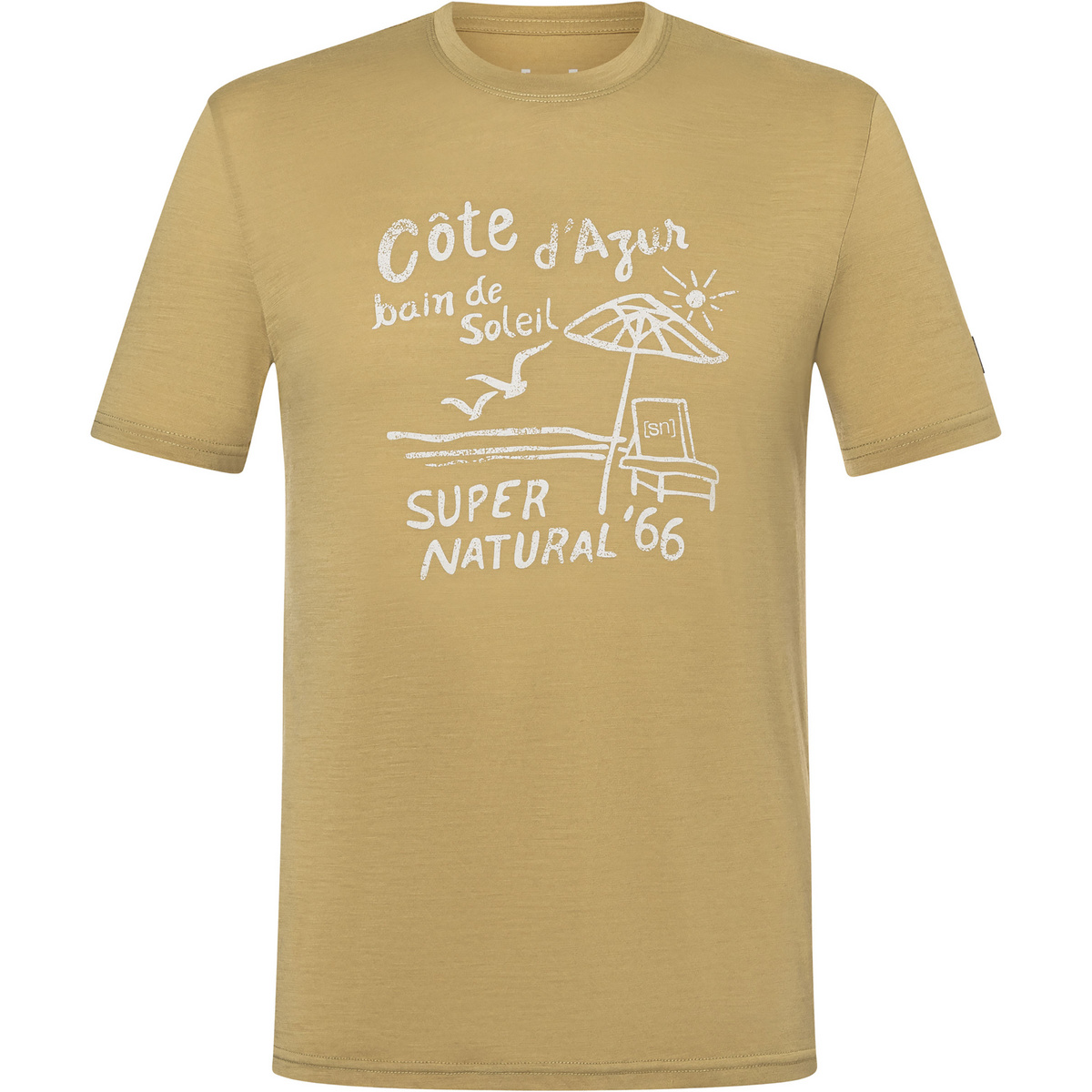 Super.Natural Herren Cote D'azur T-Shirt