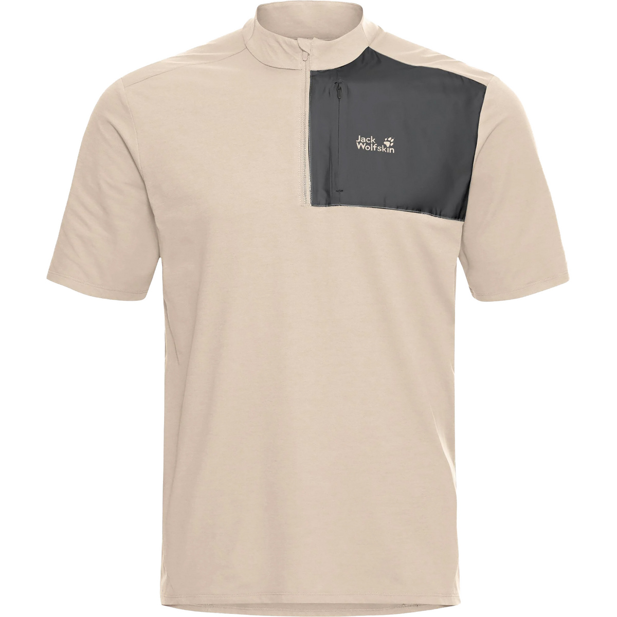 Jack Wolfskin Herren Sucol Half Zip T-Shirt