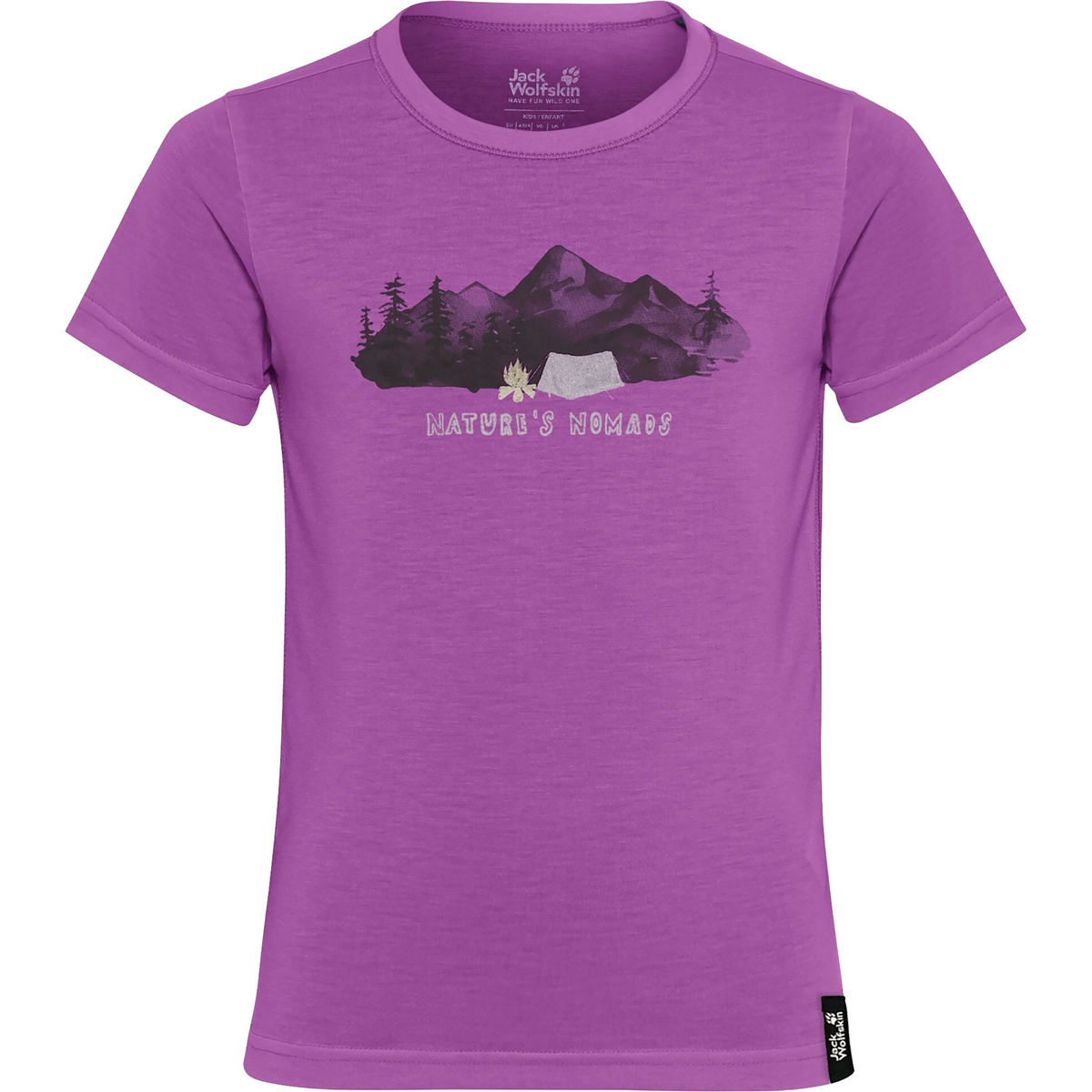 Jack Wolfskin Kinder Hiking Graphic T-Shirt