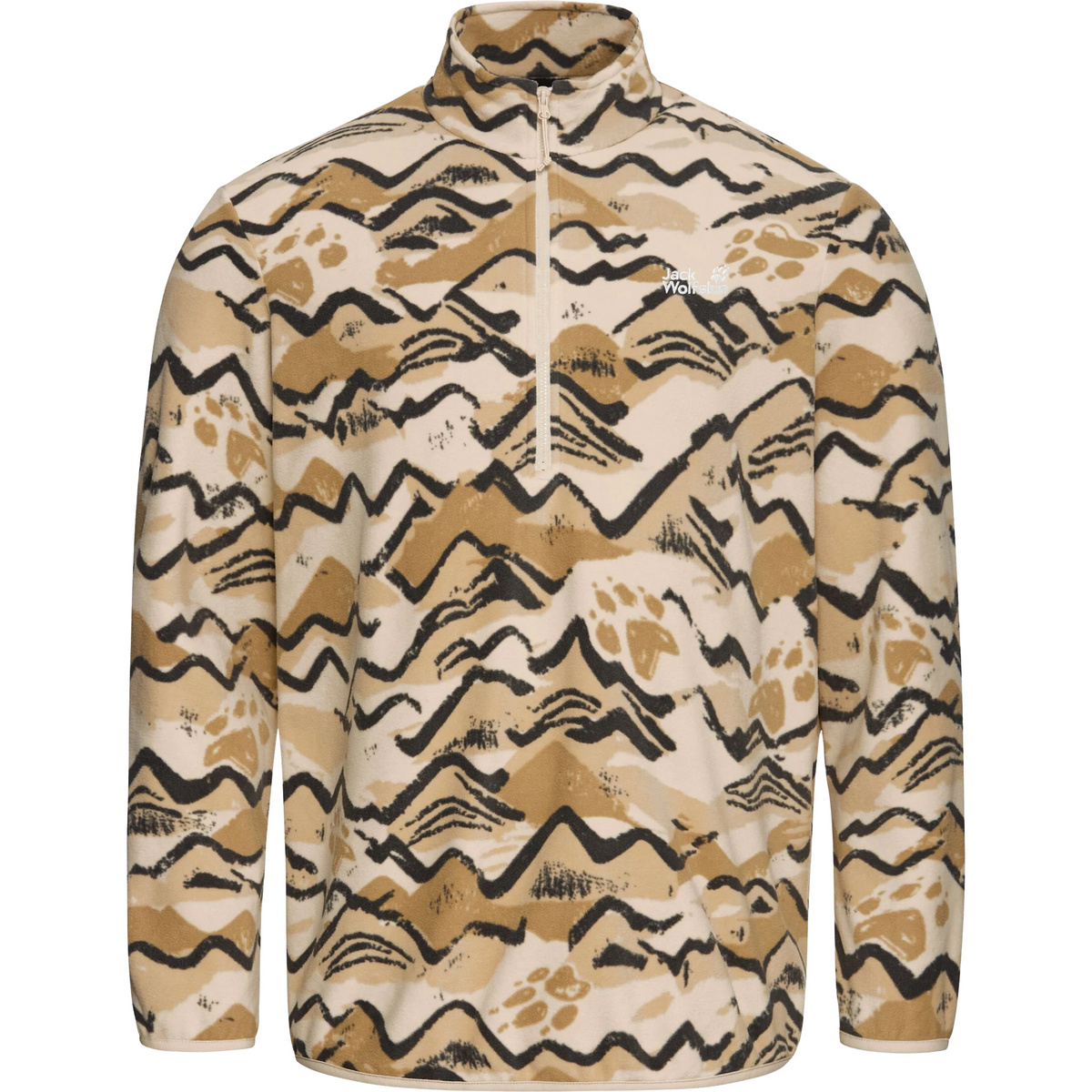 Jack Wolfskin Herren Paw Era 100 Print Pullover