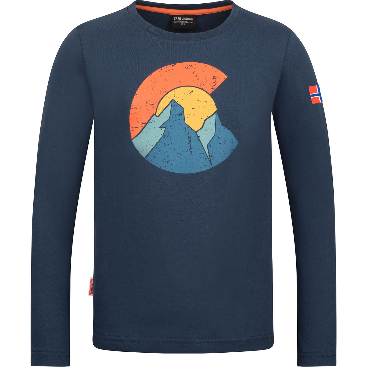 Trollkids Kinder Halsafjord Longsleeve