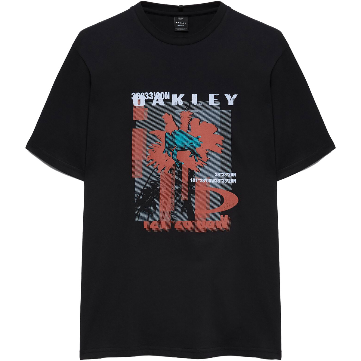Oakley Herren Futurescape Logo Frog T-Shirt