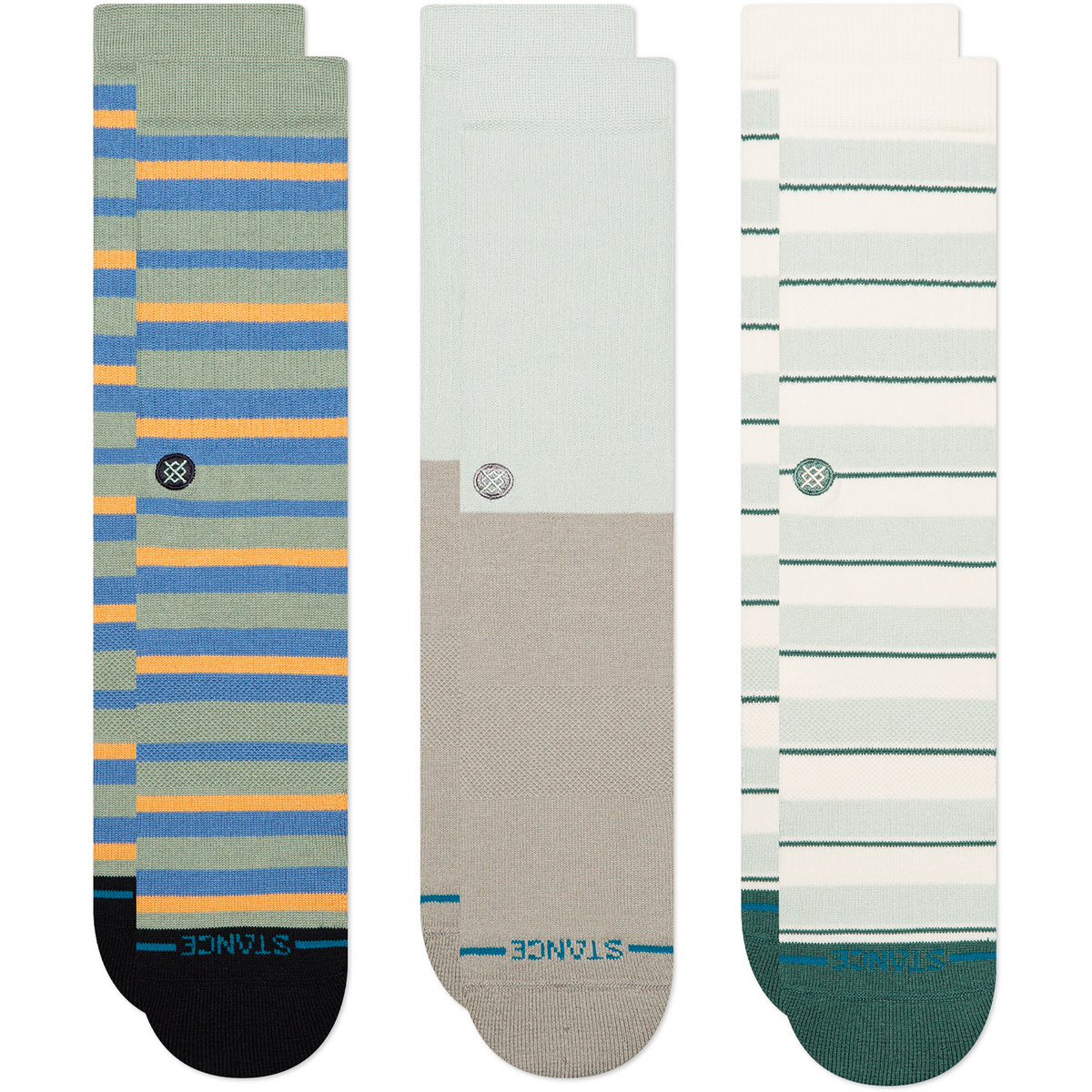 Stance Prep Stripe 3er Pack Socken