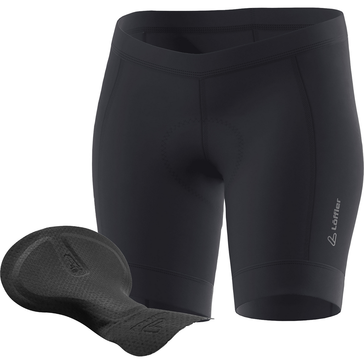 Löffler Damen HB-SQL Unterhose mit Sitzpolster