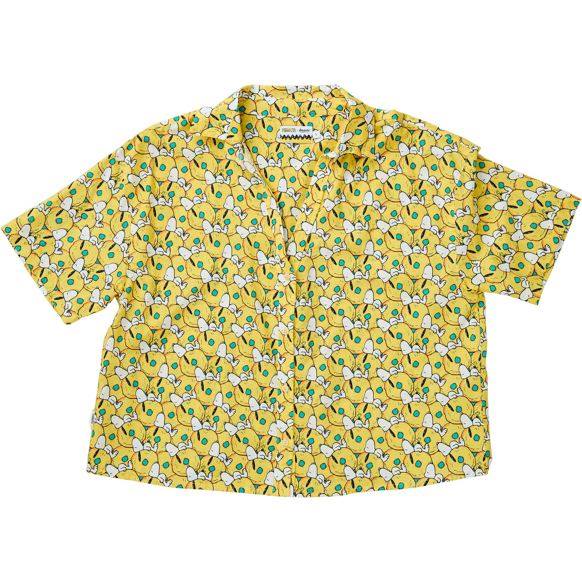 Brava Fabrics Damen Peanuts Donuts Cropped Bluse