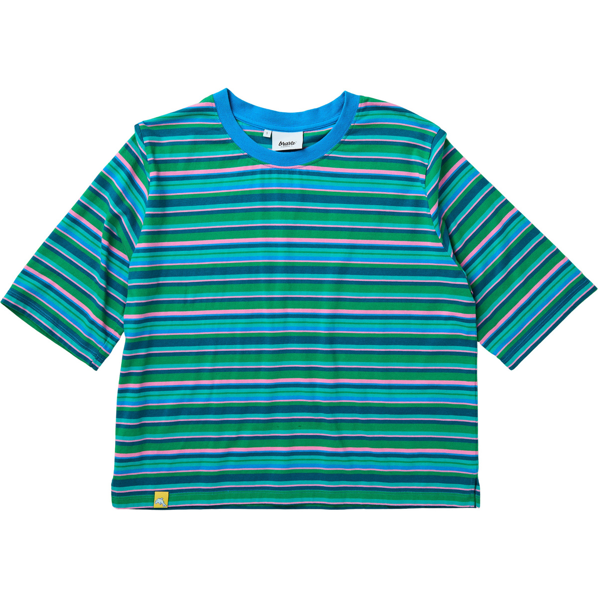 Brava Fabrics Damen Stripes Boxy T-Shirt