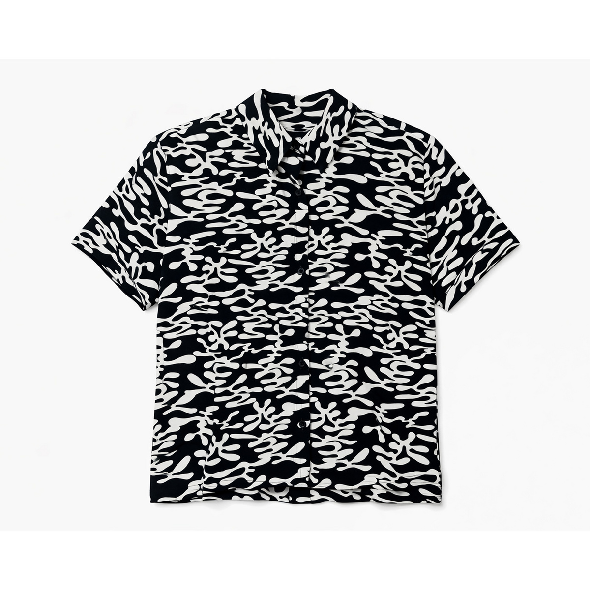 Mazine Damen Printed Crinkle Bluse