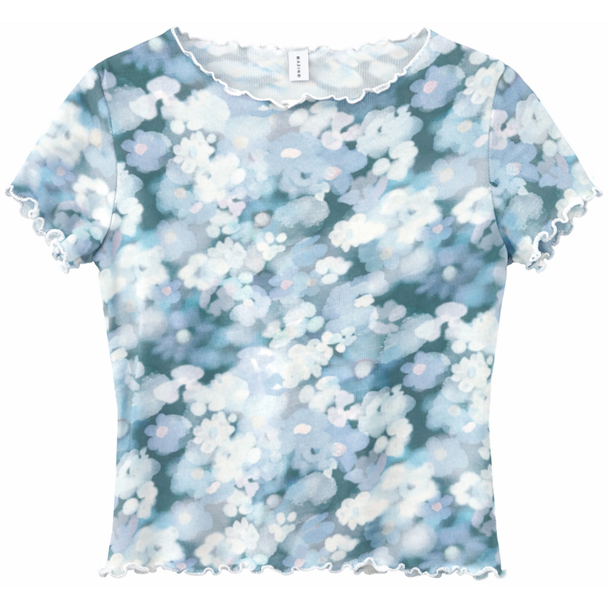 Mazine Damen Babylock Hems Printed T-Shirt