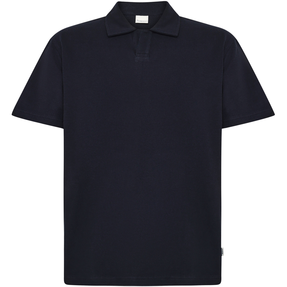 KnowledgeCotton Apparel Herren Loose Bouclé Polo T-Shirt