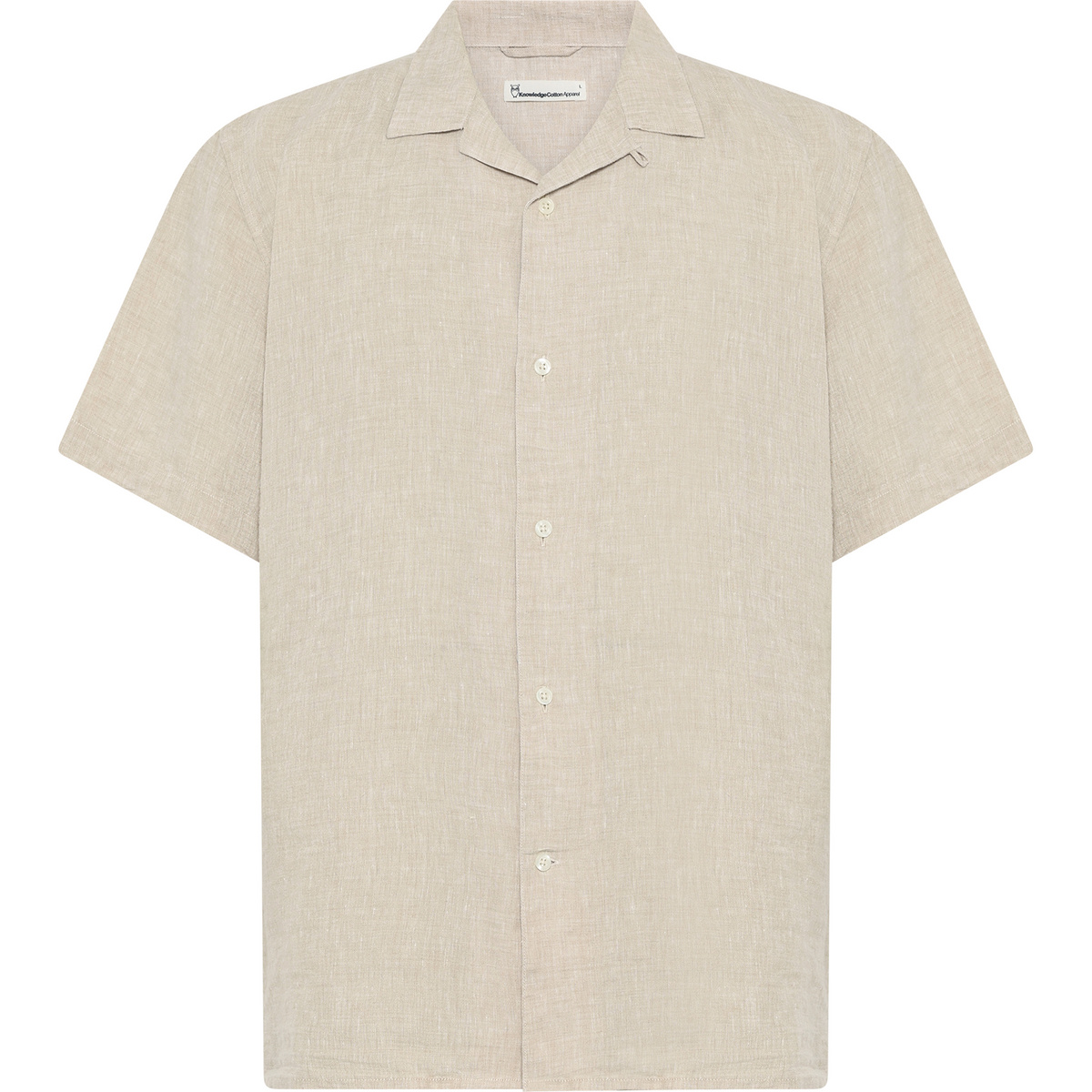 KnowledgeCotton Apparel Herren Box Linen Hemd