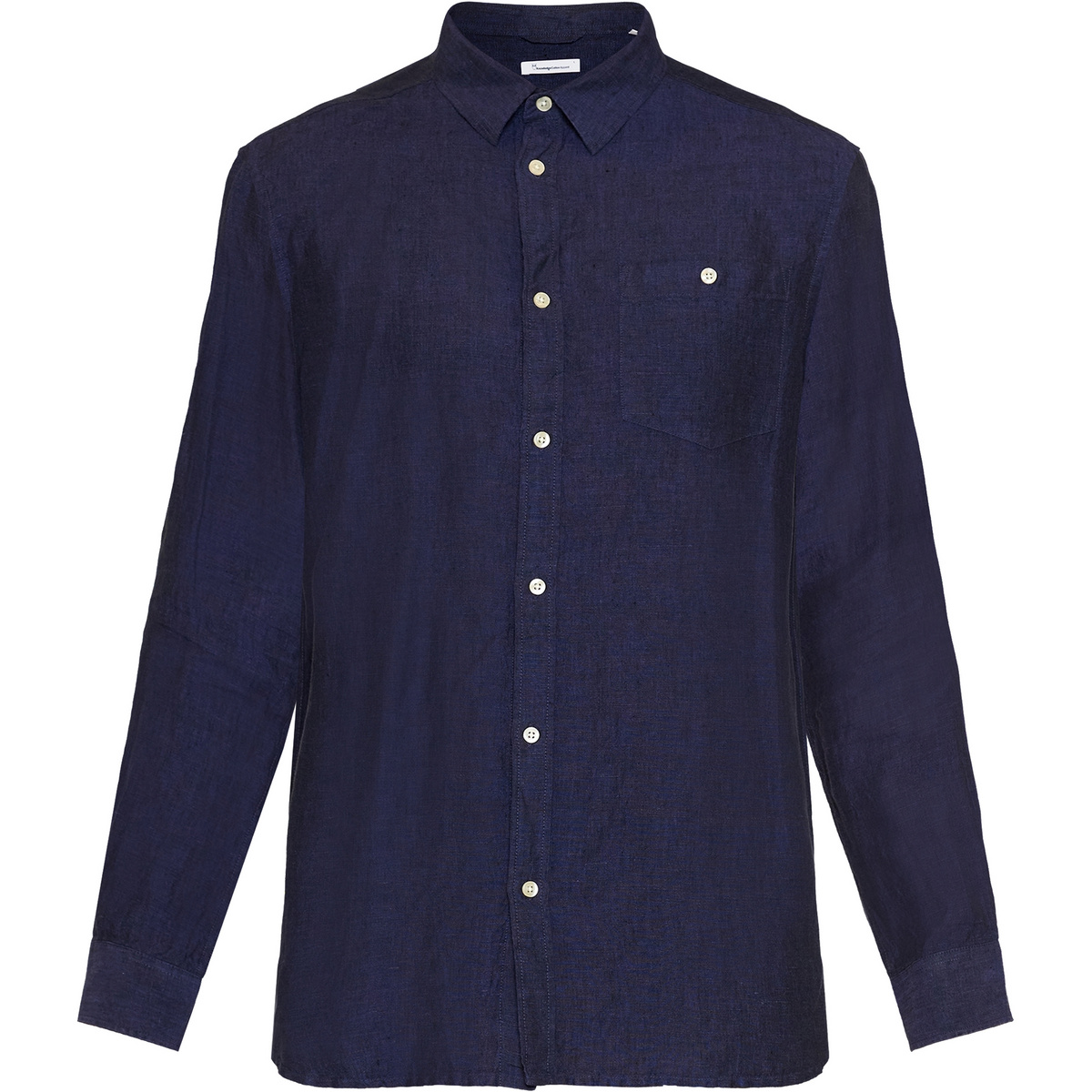 KnowledgeCotton Apparel Herren Linen Hemd