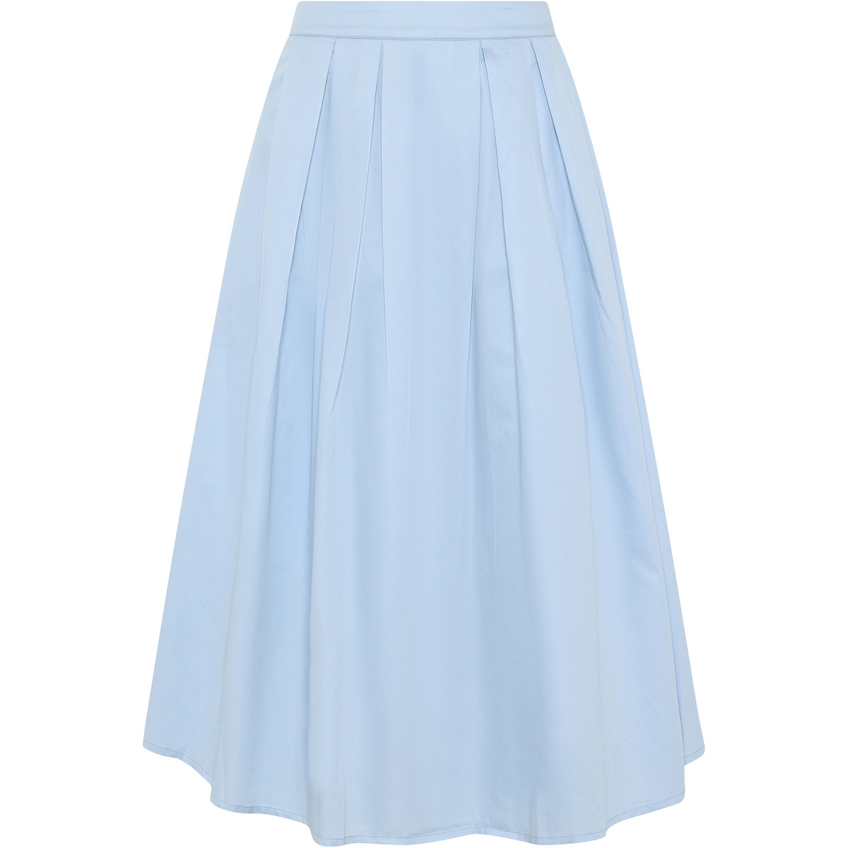 KnowledgeCotton Apparel Damen Pleated Satin Rock