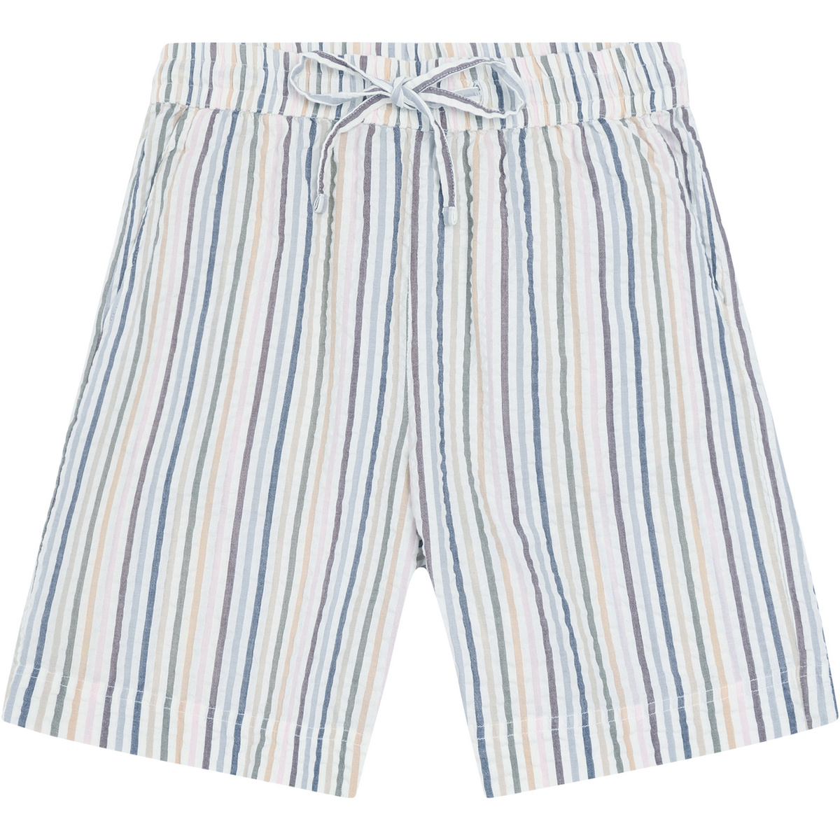 KnowledgeCotton Apparel Damen Posey Seersucker Stripe Shorts