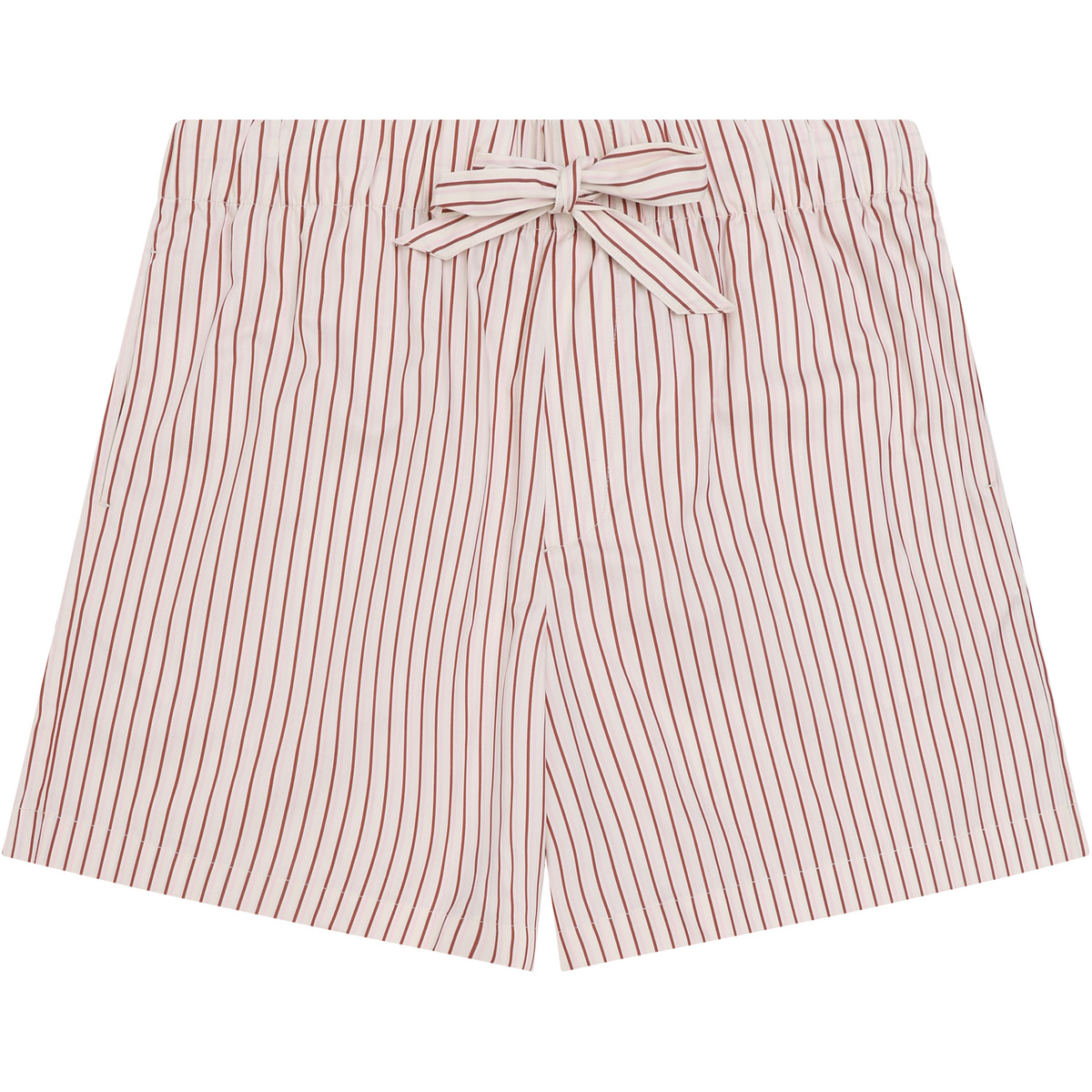 KnowledgeCotton Apparel Damen Striped Saitin Shorts