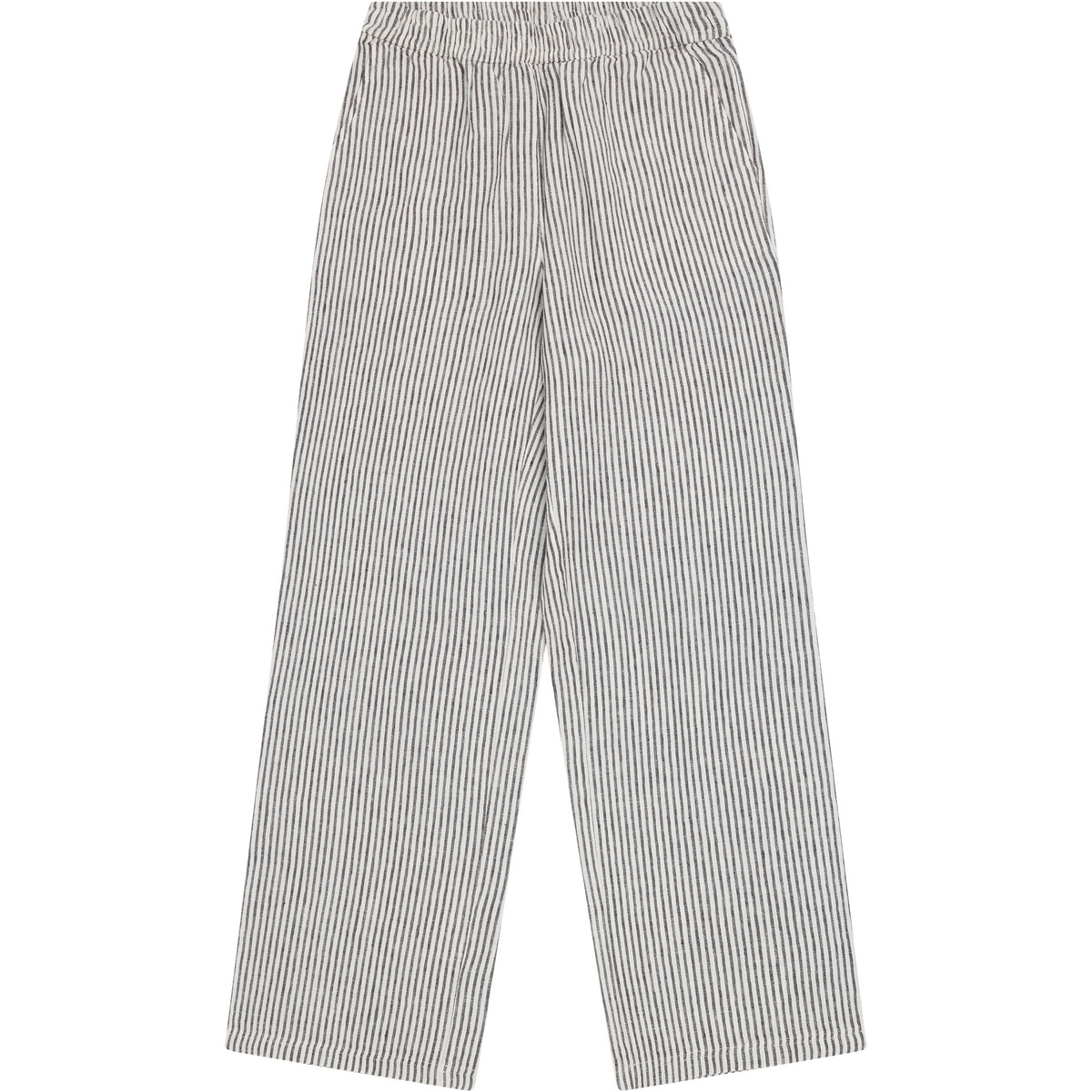 KnowledgeCotton Apparel Damen Posey Linen Stripe Hose