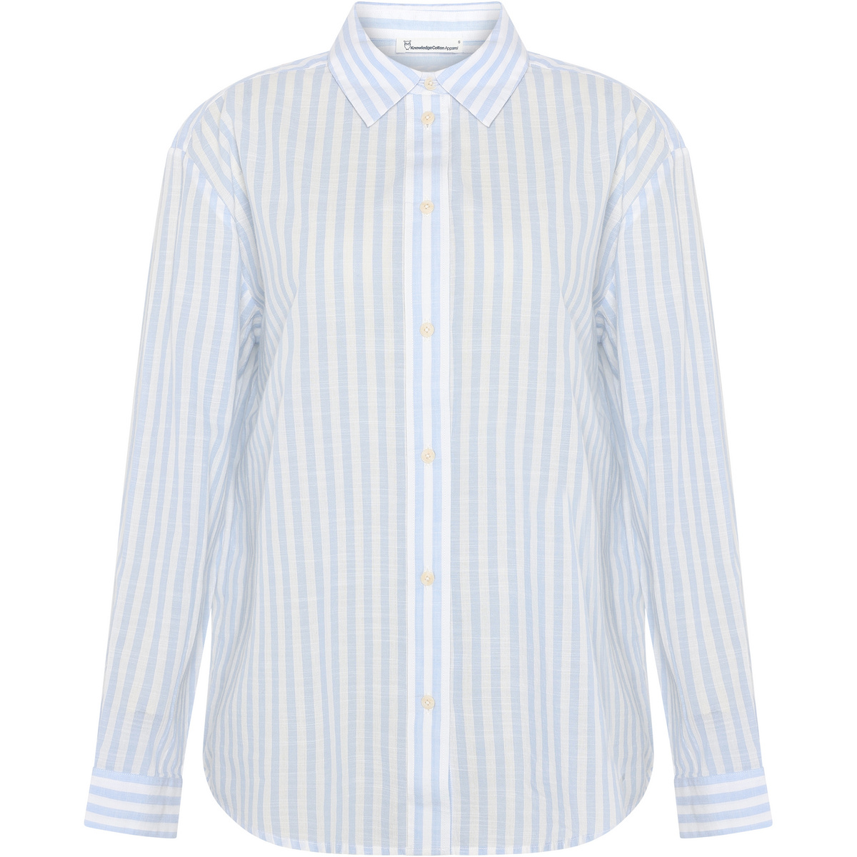 KnowledgeCotton Apparel Damen Yarn Dyed Bluse