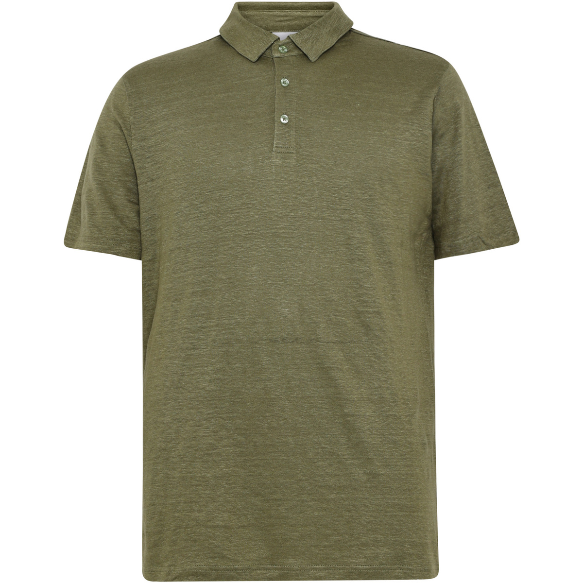 KnowledgeCotton Apparel Herren Linen Polo T-Shirt