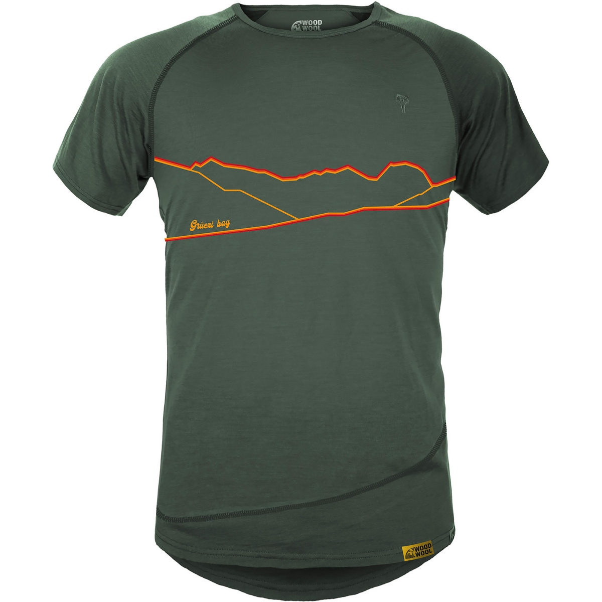 Grüezi Bag Herren Mr. McCoy Hometown WoodWool T-Shirt