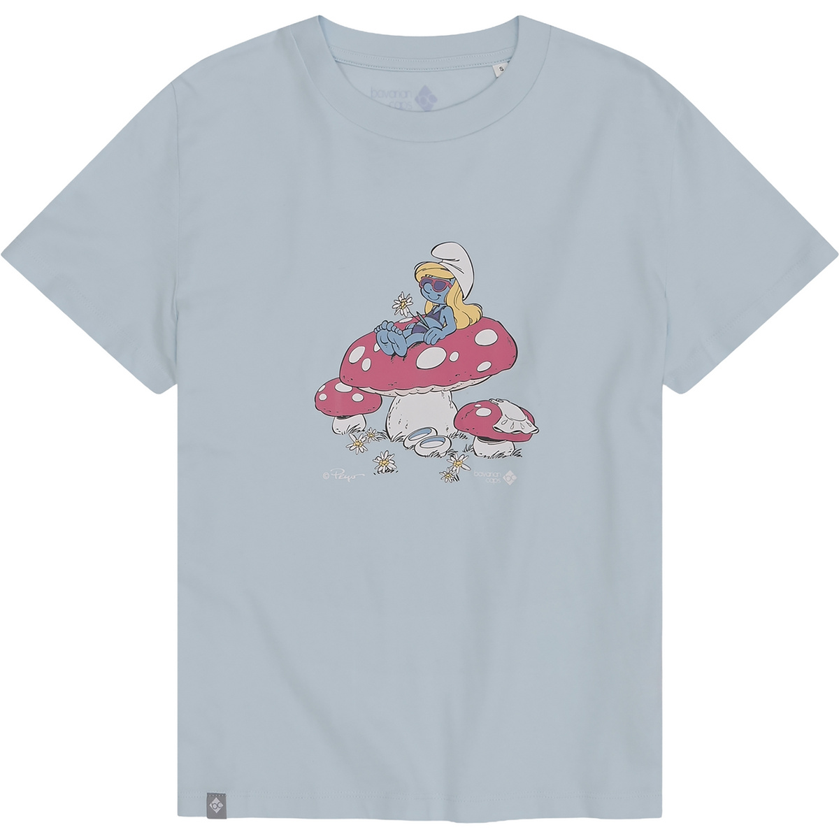Bavarian Caps Damen Schlumpfines Schwammerlsofa T-Shirt
