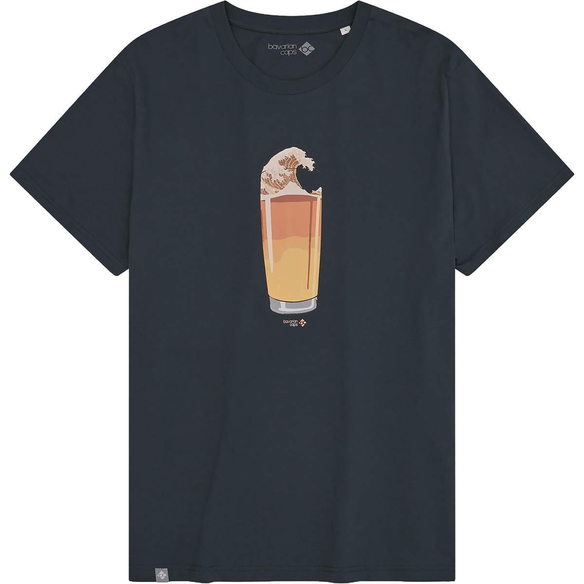 Bavarian Caps Herren Bierwelle T-Shirt