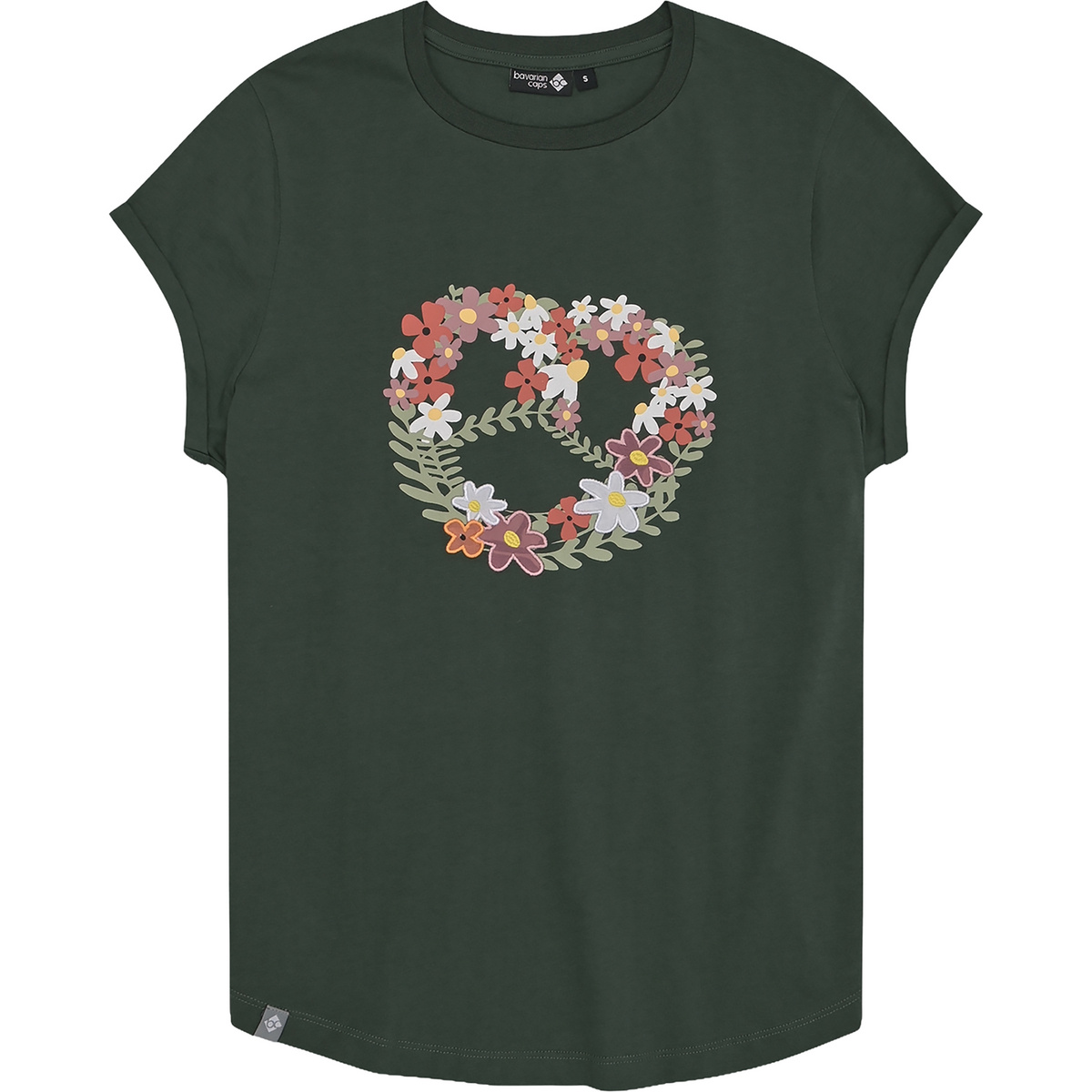 Bavarian Caps Damen Blumenbreze T-Shirt