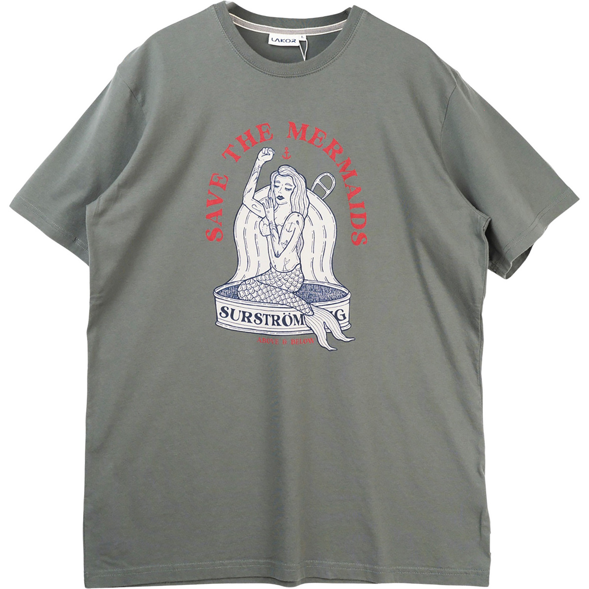 Lakor Herren Save the Mermaids T-Shirt