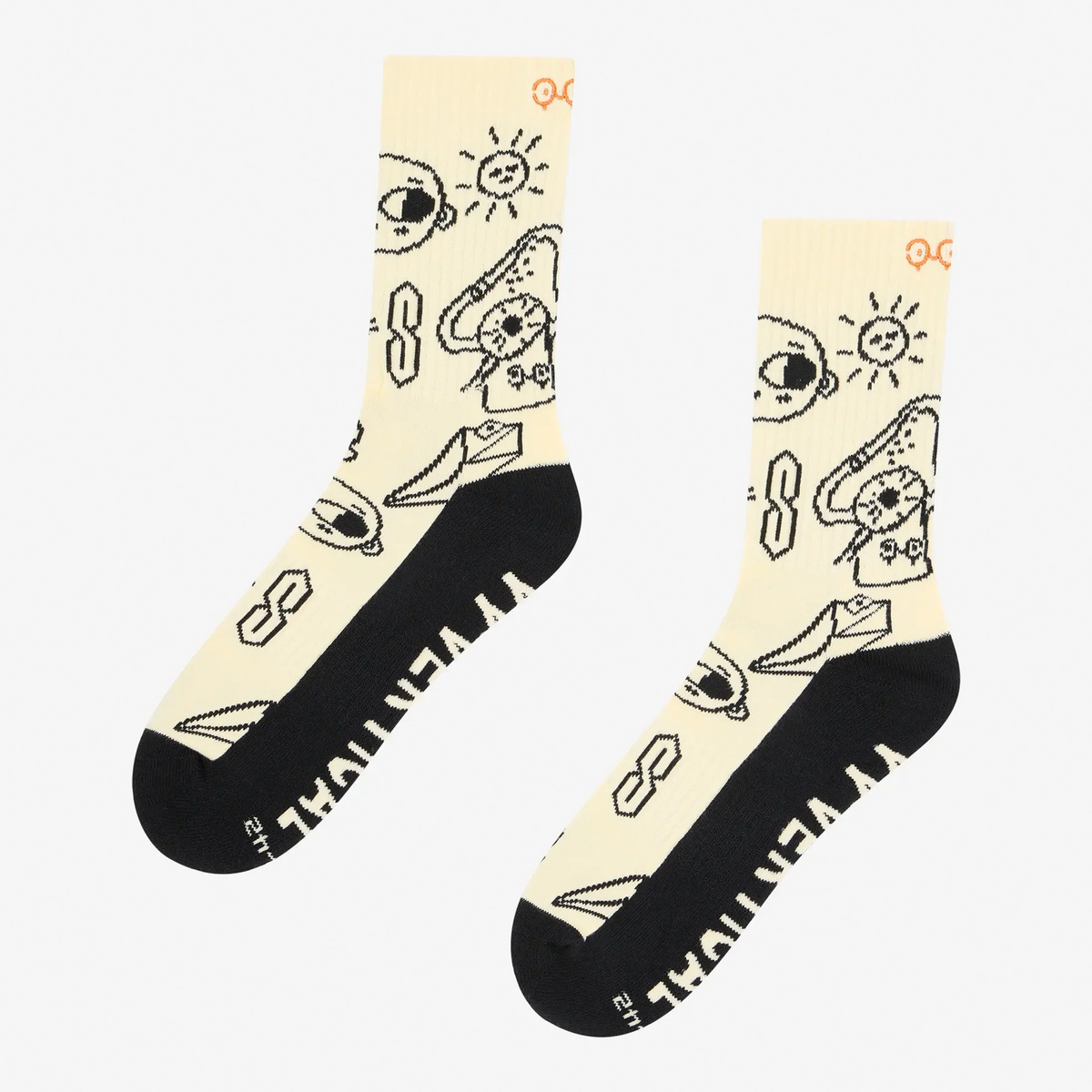 YY Vertical Climber Doodle Socken