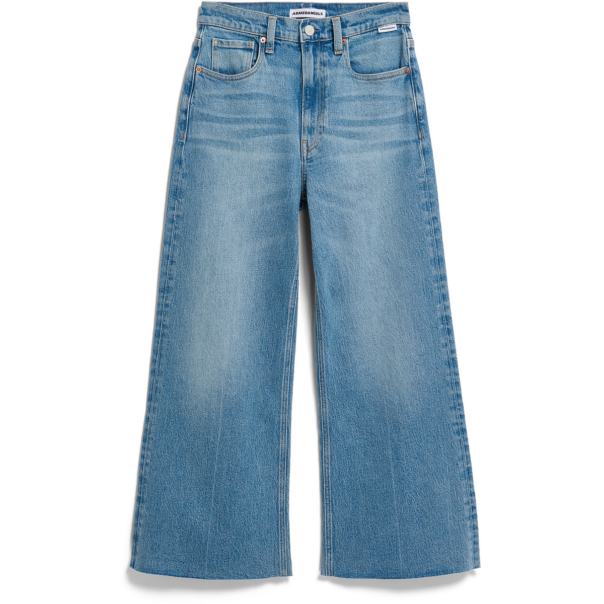 Armedangels Damen Murliaa Cropped Wide Jeans