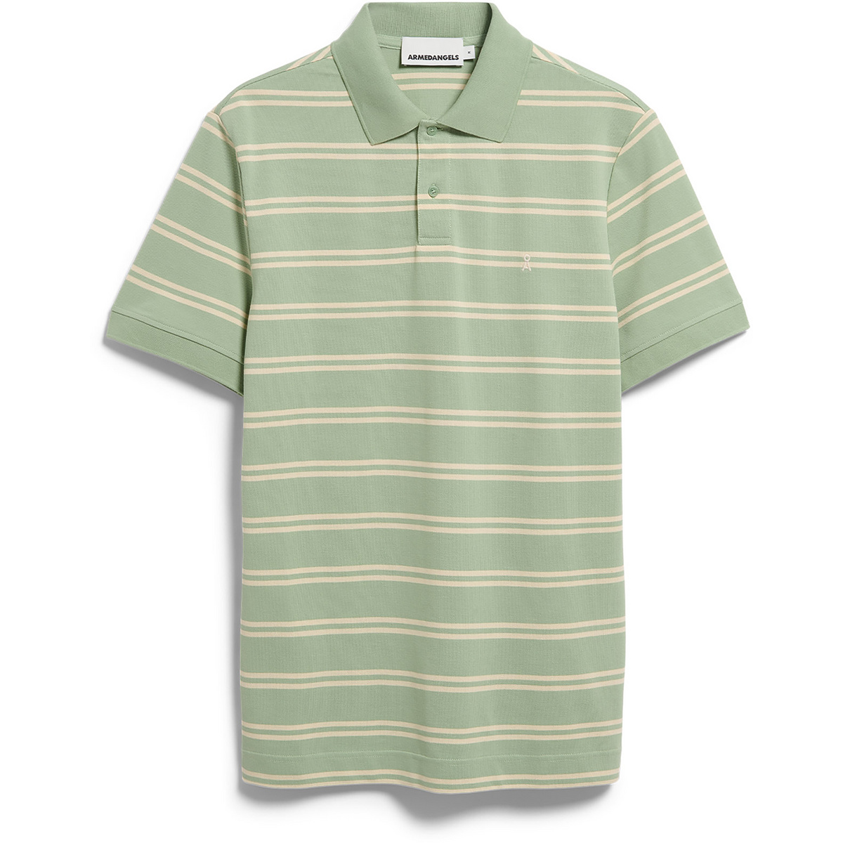 Armedangels Herren Striped Polo T-Shirt