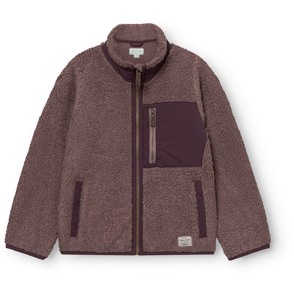 Mini A Ture Kinder Matalinur Teddyfleece Jacke