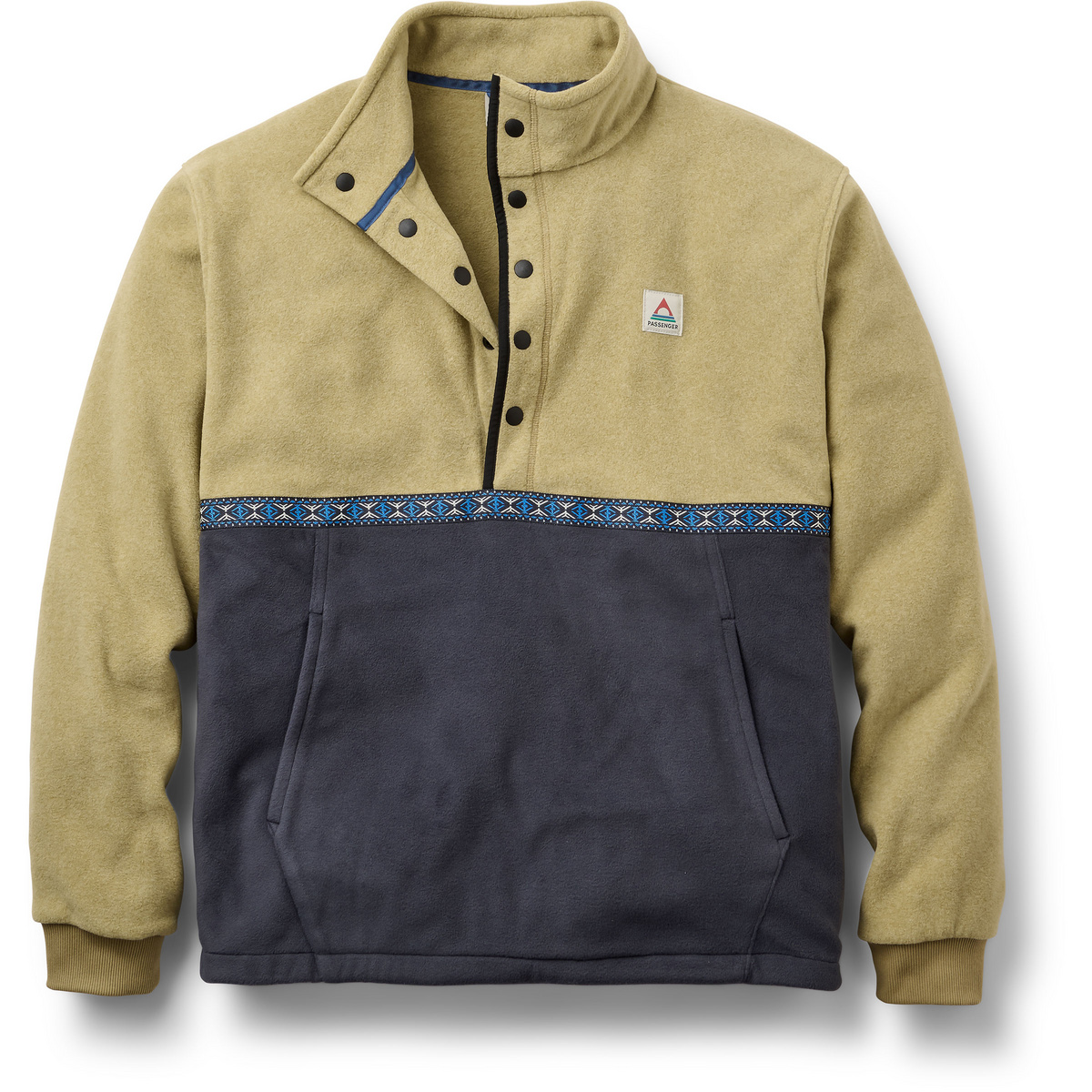 Passenger Herren Woodlander Polar Fleece Pullover