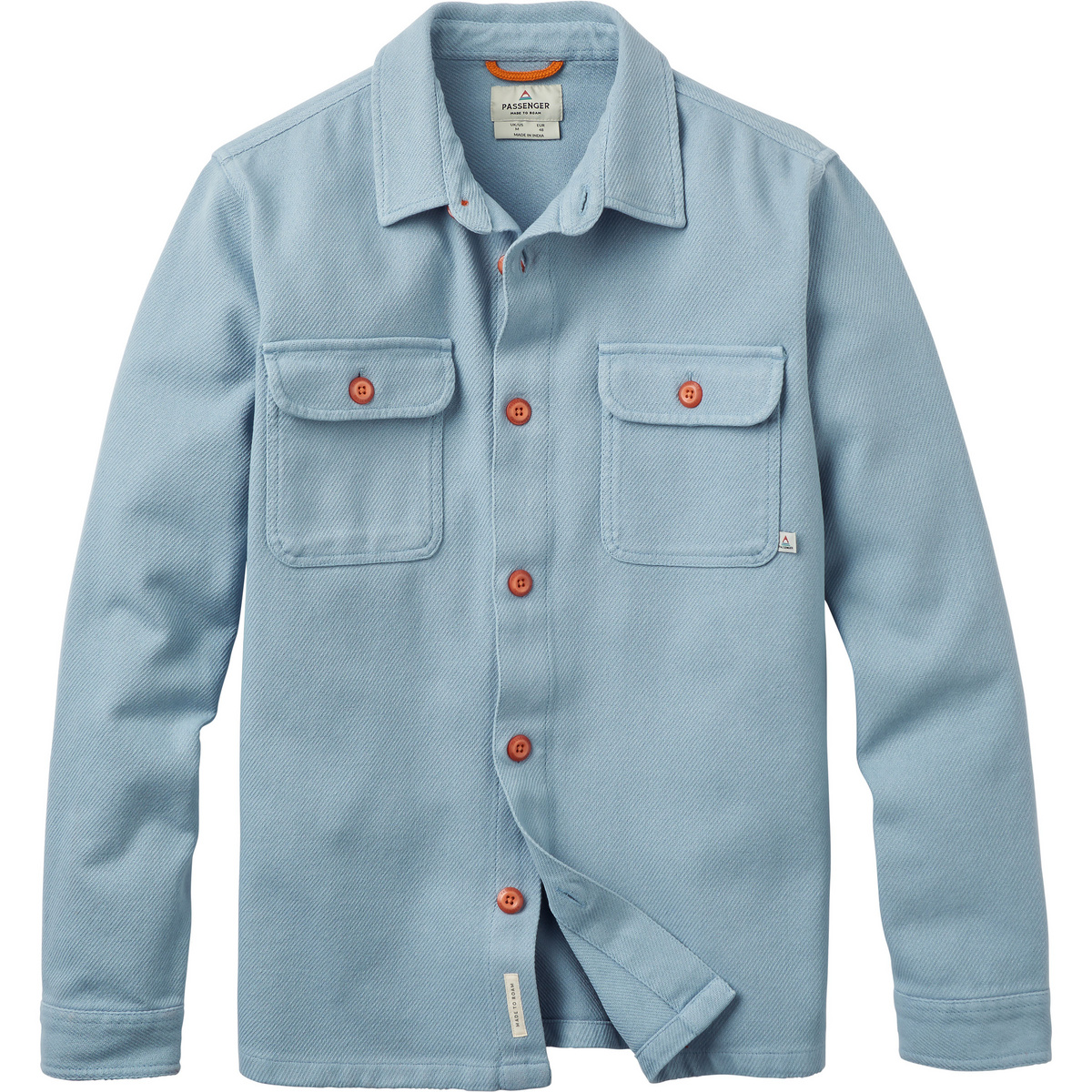 Passenger Herren Island Heavy Twill Hemd