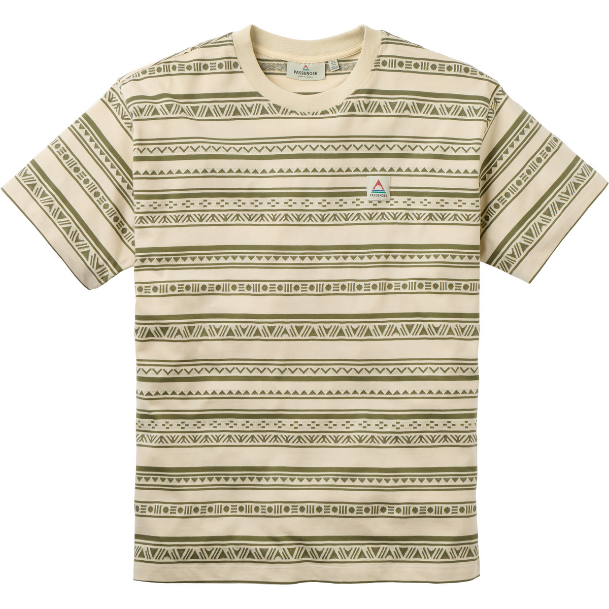 Passenger Herren Mellower Jacquard Relaxed Fit T-shirt