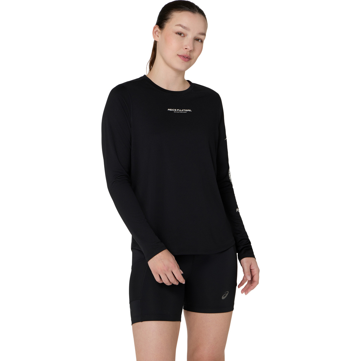 Asics Damen Fujitrail Logo Longsleeve