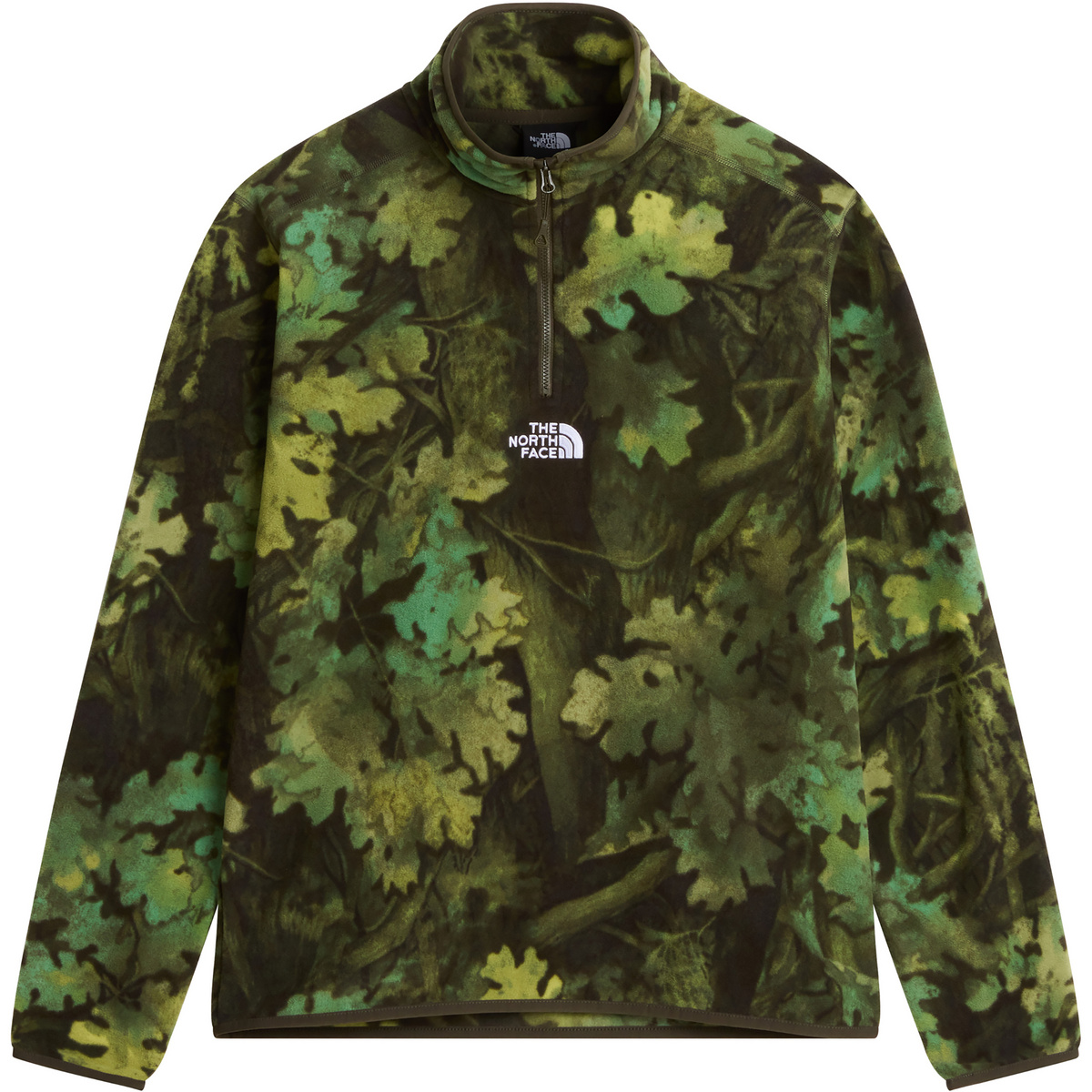 The North Face Herren Novelty Logo Glacier Print 1/4 Zip Pullover