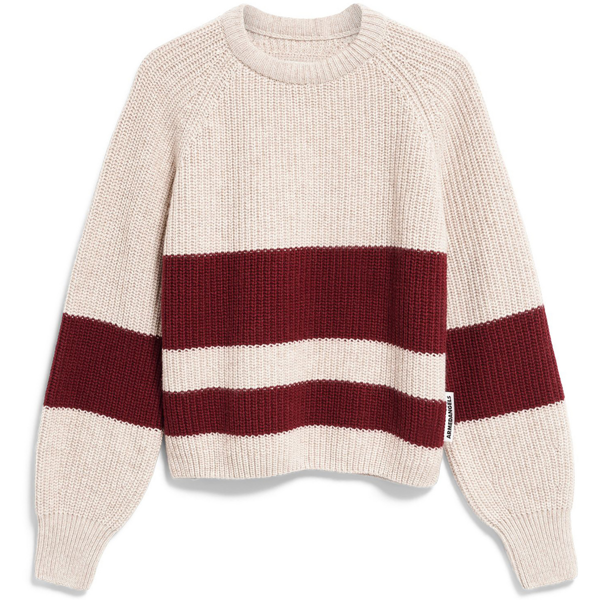 Armedangels Damen Rib Striped Knit Pullover