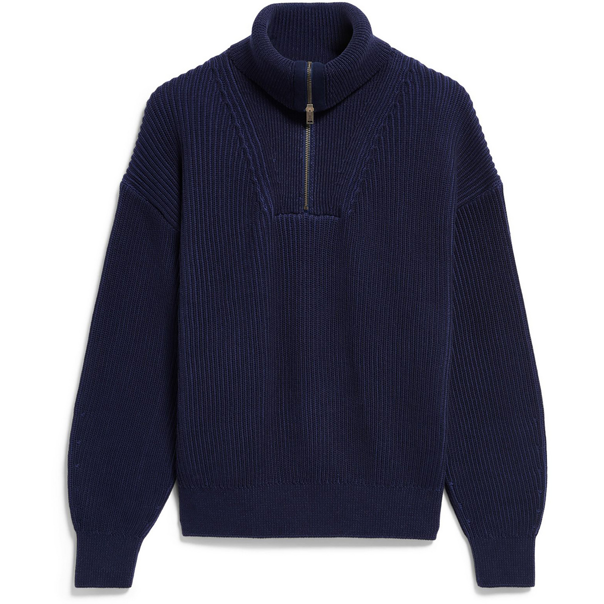 Armedangels Damen Vanisé Rib Knit Troyer Pullover