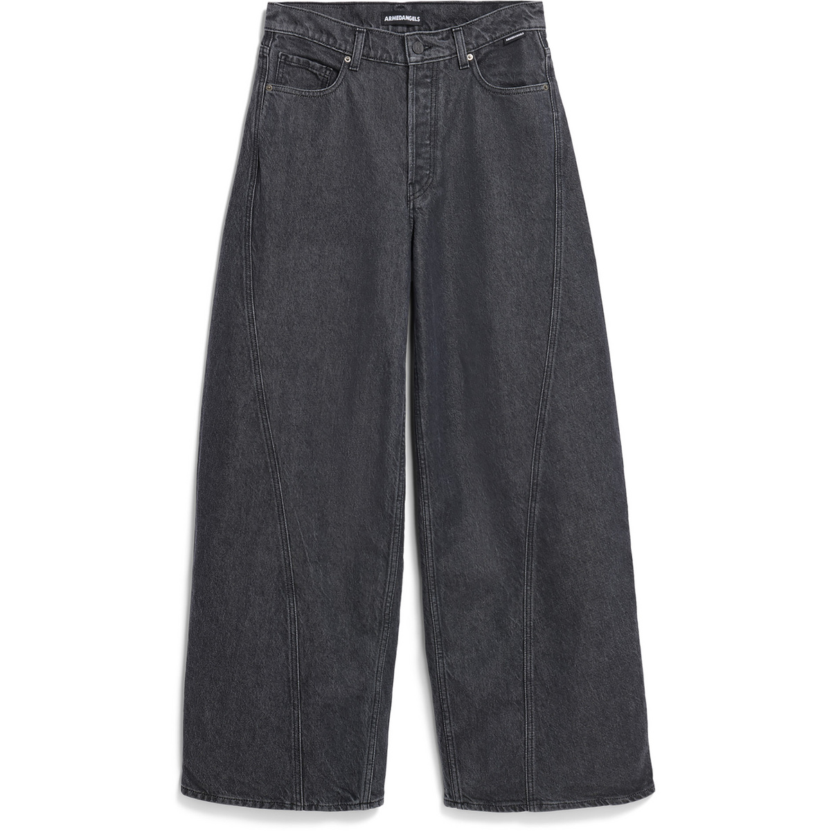 Armedangels Damen Aalthea Mid Waist Barrel Jeans